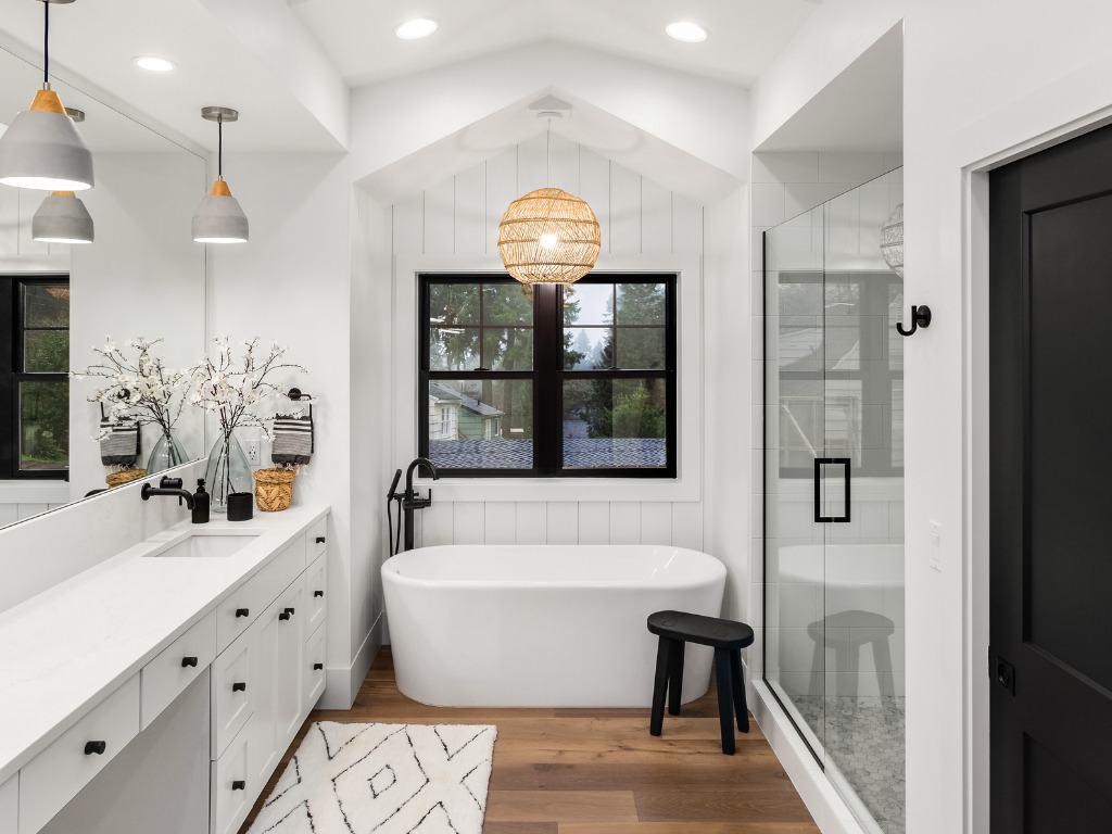 Bathroom remodeled by Chris' Painting and Remodeling
